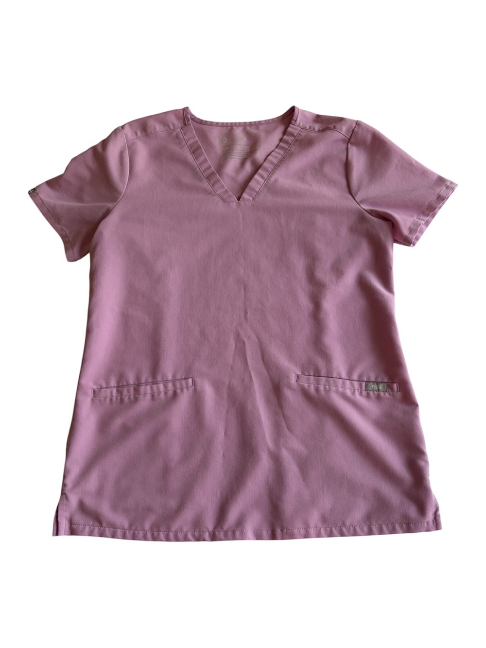 3 FIGS Woman's Technical Collection Scrub Top Size XS Pink Lilac Blue Uniform - Picture 3 of 16